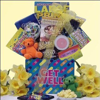 Get Well Soon: Young Teen Get Well Gift Basket ~ Ages 8 13 : Gourmet Gift Items : Grocery & Gourmet Food