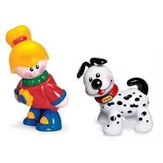 Tolo 89604   Beste Freunde Figur mit Hund 12cm: Spielzeug