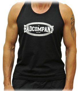 Bad Company Boxing Muscle Shirt schwarz / Muscle Tank Top: Sport & Freizeit