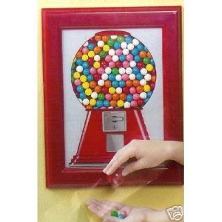 Wall Mounted Gumball Machine   Silver Color   Frames