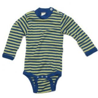 Baby Body langarm ringel, Wolle & Seide, Engel Natur, Gr. 62/68 110/116, 3 Farben: Bekleidung