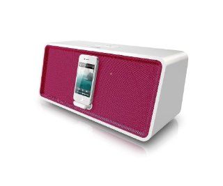 sonoro Stereo iPod/iPhone Docking Station cuboDock wei/pink: Audio & HiFi