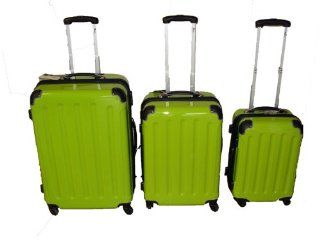 Luxus Kofferset 3   teilig Polycarbonat Trolley Koffer in Farbe Grn @: Koffer, Ruckscke & Taschen