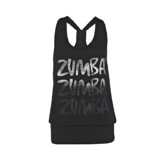 Zumba Fitness Damen Tank Top Radius Bubble: Sport & Freizeit