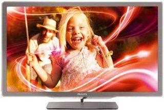 Philips 42PFL7406K/02 107 cm (42 Zoll) Ambilight LED Backlight Fernseher, EEK A (Full HD, 400 Hz PMR, DVB T/ C/ S2, Smart TV) silbergrau: Heimkino, TV & Video