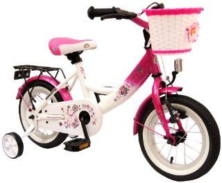 bike*star 30.5cm (12 Zoll) Kinder Fahrrad   Farbe Pink & Wei: Sport & Freizeit