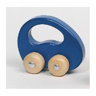 Holzauto Auto Holz Greifling Greifauto blau [Spielzeug]: Spielzeug