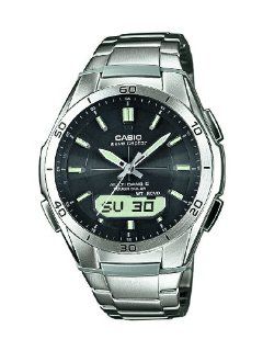 Casio Herren Armbanduhr XL Wave Ceptor Analog   Digital Quarz Edelstahl WVA M640D 1AER: Uhren
