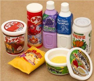 Iwako Radiergummi japanische Snacks 7 Stück Set: Spielzeug