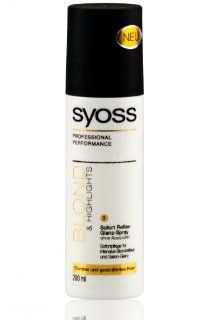 SYOSS Blond & Highlights Sofort Reflex Glanz Spray 200ml (Y18): Drogerie & Körperpflege