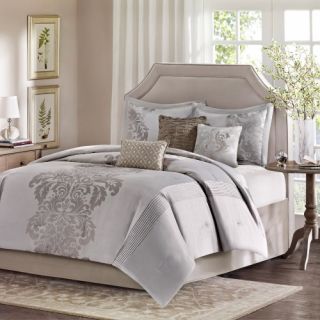 Novak Conrad 7 Piece Jacquard Comforter Set by Madison Park   Bedding and Bedding Sets