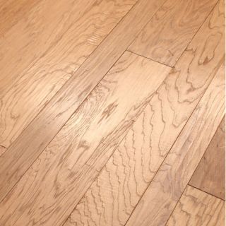 Shaw Floors Hudson Bay Engineered Handscraped Hickory Flooring in Raw