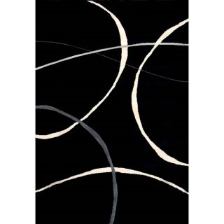 Greyson Living Venus Black/ Creme Olefin Area Rug (710 x 106