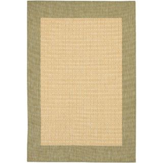 Couristan Recife Checkered Field Natural Indoor/Outdoor Area Rug