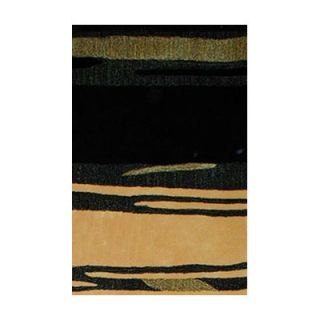 American Home Rug Co. Bright Rug Horizon Yellow/Black Rug