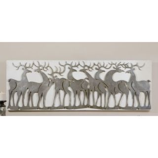 Herd of Deer Graphic Art Shadow Box by Uttermost