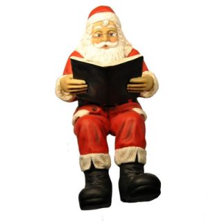 Santa Claus Looking over His List Figurine