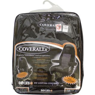 Seats Inc. COVERALLs Truck Seat Cover — Two-Tone Black/Gray, Model# 9107  Seat Covers
