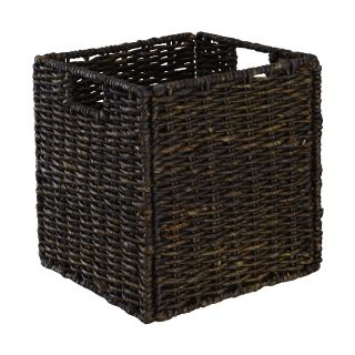 Organize It All Single KD Rope Storage Basket   Maize Rope   Storage Bags & Boxes