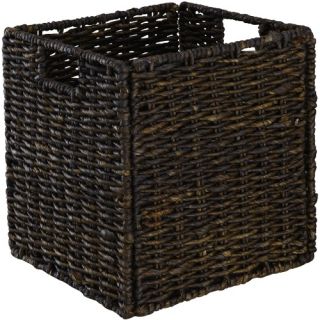 Organize It All Single KD Rope Storage Basket   Maize Rope   Storage Bags & Boxes