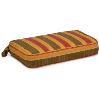 Indoor/ Outdoor 18 x 12 Striped Chair Cushion with Sunbrella Fabric