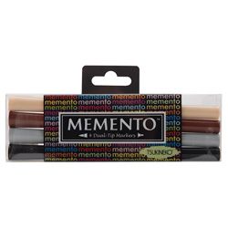 Memento Dual Tip Stone Mountain Markers (Pack of 4)  