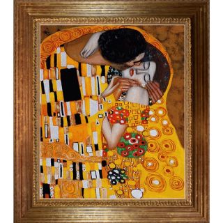 Klimt The Kiss Canvas Art by Tori Home