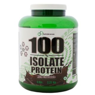 NutraScience 100 percent 5 pound Vanilla Whey Isolate Protein