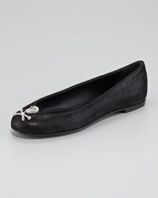 Giuseppe Zanotti Skull Ballerina Flat