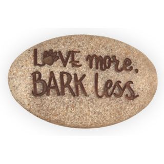 Angelstar Love More, Bark Less Pawsitive Decorative Stone