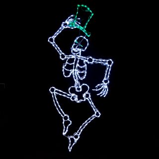 LED Dancing Skeleton   300 Bulbs   Outdoor Decor