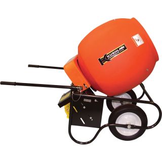 Kushlan 6 Cubic Ft. Drum Portable Gas-Powered Concrete Mixer, Model# 600 GAS  Cement Mixers