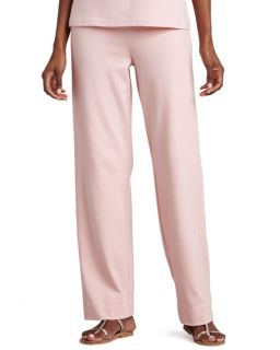 Joan Vass Interlock Stretch Pants, Womens