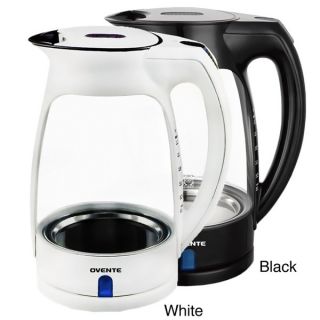 Ovente KG82 Glass 1.7 liter Cord Free Electric Kettle  