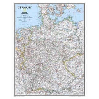 Germany Classic Wall Map by National Geographic Maps