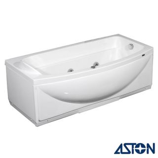 Aston 34 in x 68 in Jetted Whirlpool Tub in White   13923162