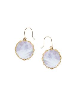 Lana Blanca Small Mother of Pearl Earrings