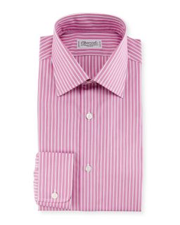 Charvet Ribbon Striped Dress Shirt, Pink