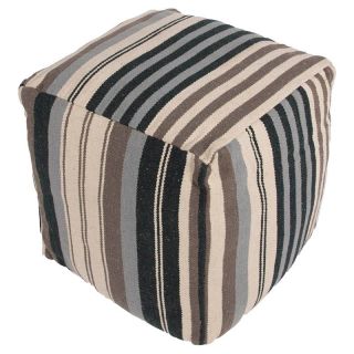 Jaipur Rugs Handmade Cotton Cadiz Multi Stripe Pouf   Ottomans