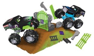 Knex Monster Jam Building Set: Grave Digger vs. Son Uva Digger   Building Sets & Blocks