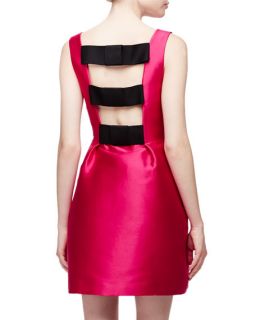 kate spade new york sleeveless open back fit & flare dress, sweetheart pink