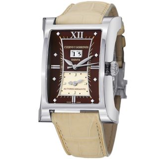 Cuervo Y Sobrinos Mens 2451.1CT Esplendidos DT Cream Strap Dual