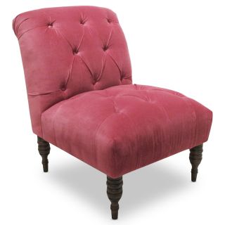 Regal Dusty Rose Tufted Chair   Accent Chairs