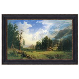 Mountain Landscape, 1895 Framed Original Painting by Design Toscano