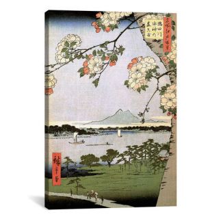 iCanvas Ando Hiroshige 'One Hundred Famous Views of Edo 35' by Utagawa Hiroshige l Graphic Art on canvas