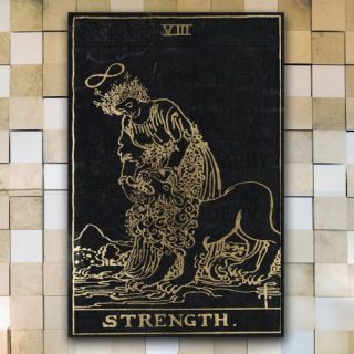 The Art Cabinet Strength Tarot Graphic Art on Wrapped Canvas by Oliver