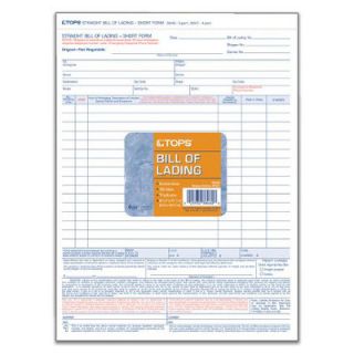Part Carbonless Bill of Lading