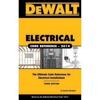 Dewalt Electrical Code Reference: Based on the NEC 2014 9781305395053
