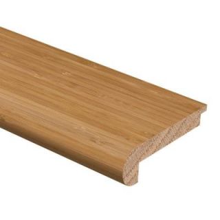 Zamma Vertical Bamboo Toast 3/8 in. Thick x 2 3/4 in. Wide x 94 in. Length Hardwood Stair Nose Molding 014382082601