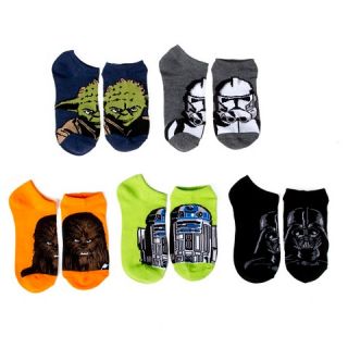 Star Wars™ Womens 5 Pack No Show Socks   Multi Colored 9 11